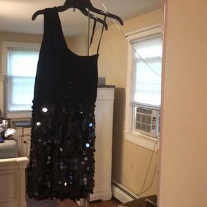 Black cocktail dress
